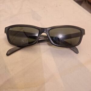 Ray Ban Thick RB2117 901 Unisex Polished Black Full Rim Sunglasses With Case